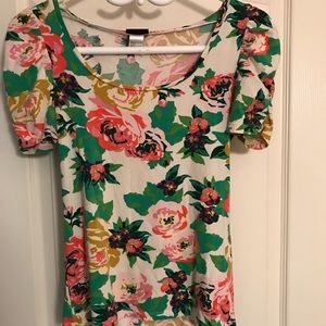 FLORAL H&M BLOUSE
